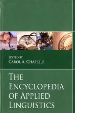 Cover of the Blackwell Encyclopedia of Applied Linguistics