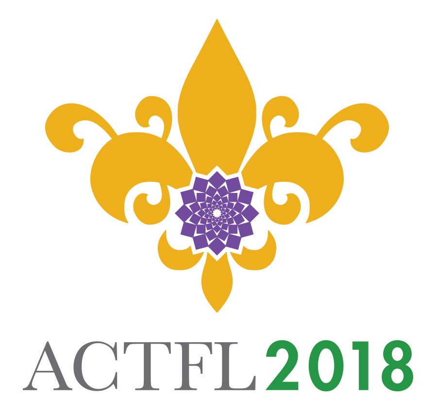 Logo for the ACTFL annual convention 2018