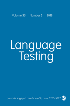 Cover of Language Testing journal