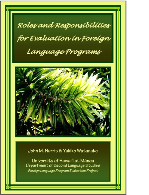 Cover of Roles and responsibilities for evaluation in foreign language programs