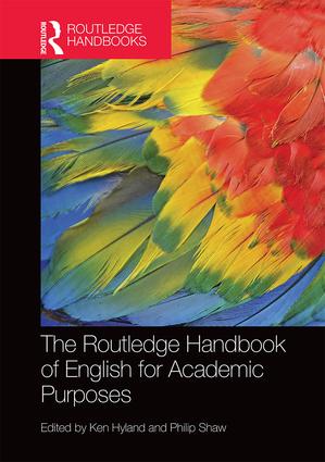 Cover of the Routledge handbook of English for academic purposes
