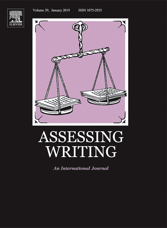 Cover of Assessing Writing journal