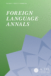 Cover of Foreign Language Annals