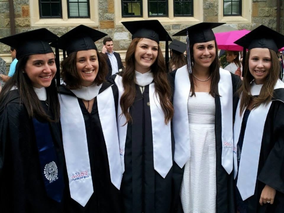 Students from the Class of 2013 at graduation (Photo Credit: Melissa Rybacki)﻿