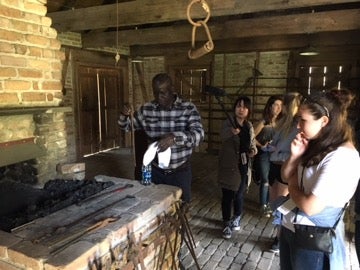 Dr. Ibrahima Seck, Blacksmith Shop, Whitney Plantation 3.4.18