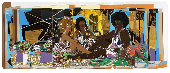 Mickalene Thomas - Le Dejeneur 