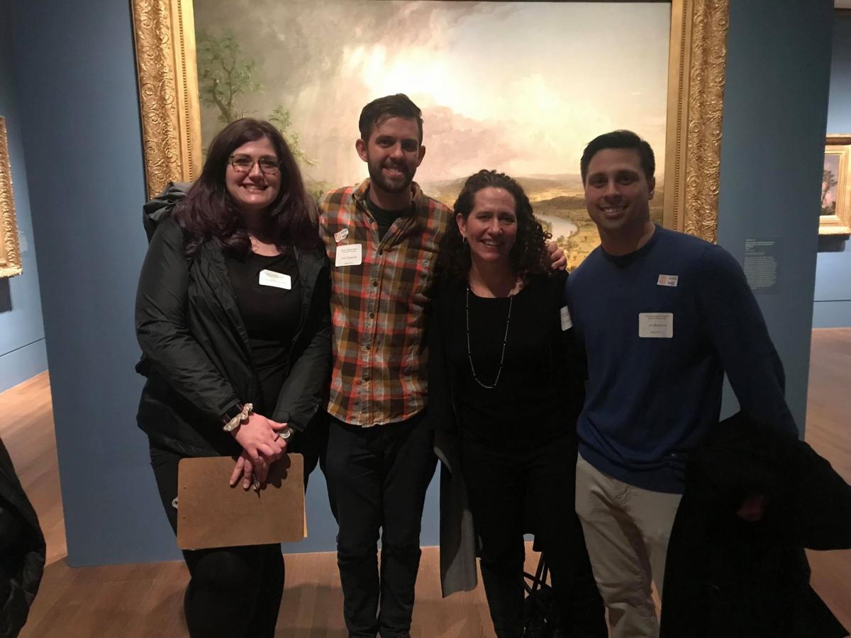 2/10/2018 Alumni and Faculty in the Met - photo courtesy Zack Zappone 