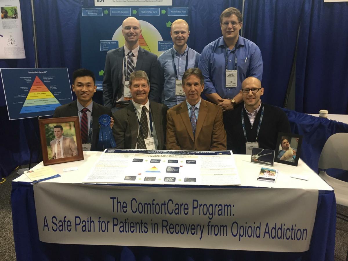 Georgetown representatives at the annual meeting of the American Society of Anesthesiologists, October 2017 in Boston, MA