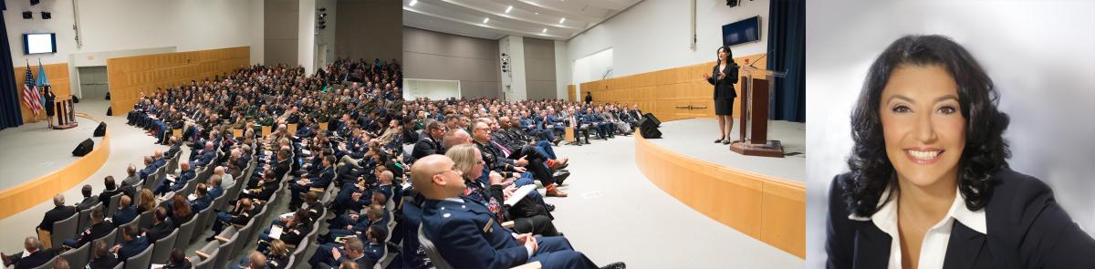 Dr. Amy Zalman speaks at the National Defense University