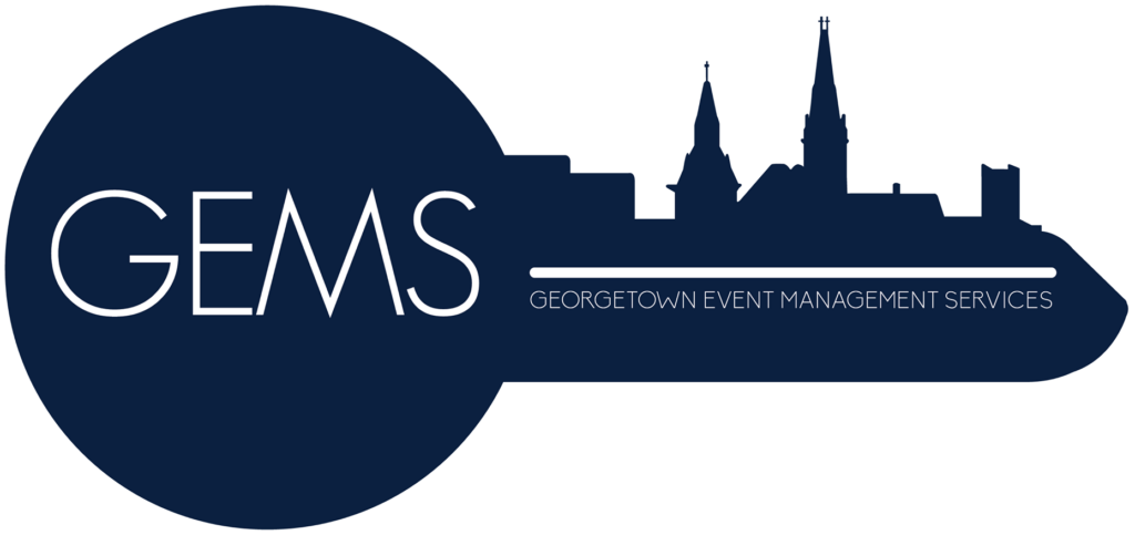 GEMS: Georgetown Event Management Services. Link to their website.