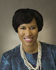 Head shot of May Muriel Bowser