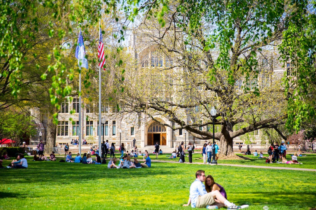 Campus in Spring